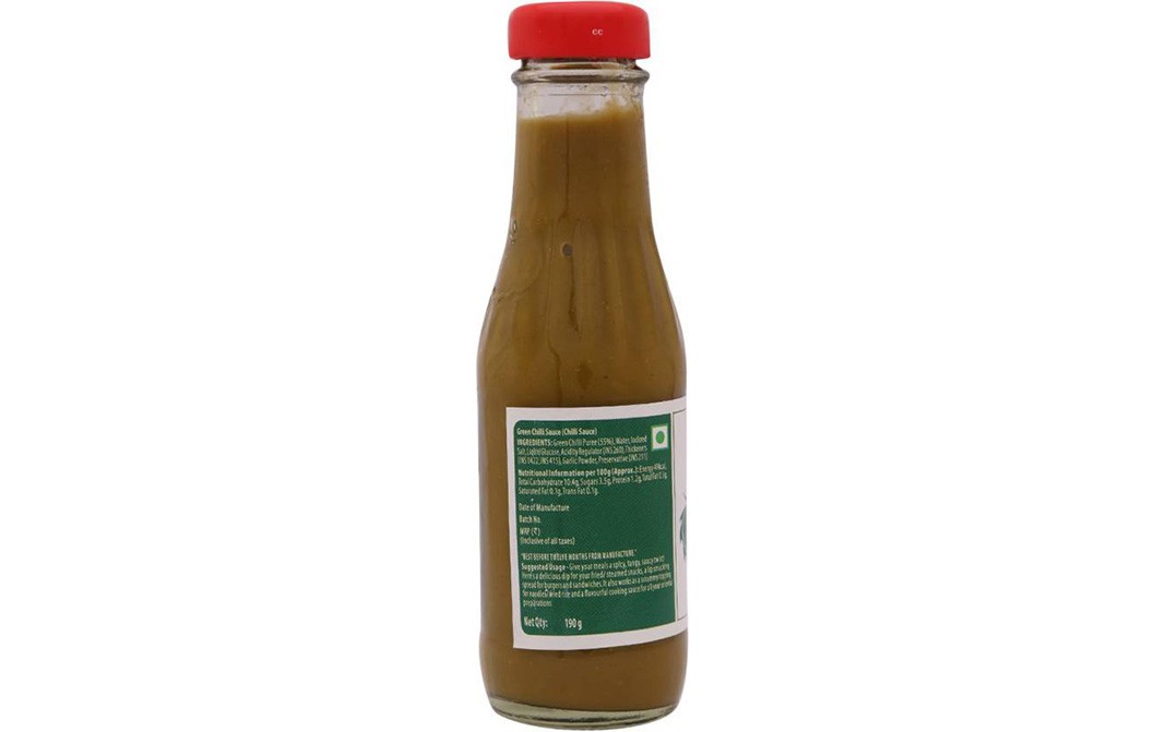 Del Monte Green Chilli Sauce    Glass Bottle  190 grams